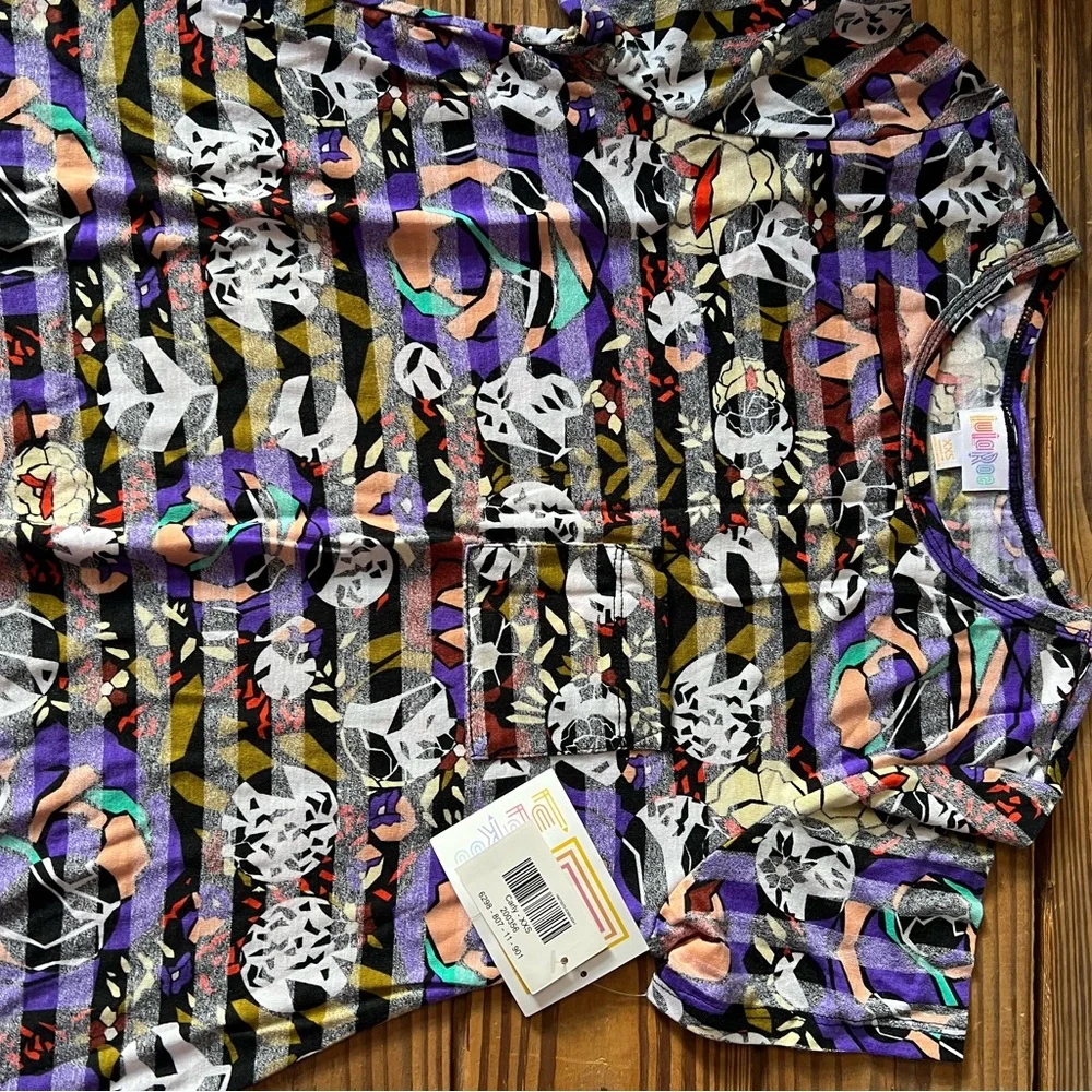 Lularoe Colorful Abstract Patterned Dress - Picture 2 of 5